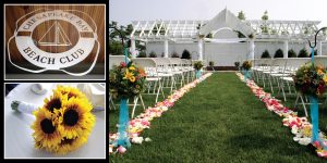 The Chesapeake Beach Club offers a variety of indoor and outdoor settings for weddings and receptions.